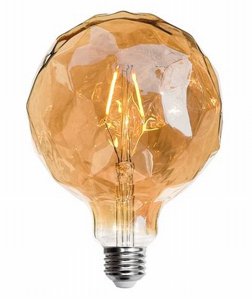 訳あり　アウトレット★LED電球　LEDエジソン型電球　E26口金 G125型　個性的なレトロな電球◆モダン　アンティーク型　ヴィンテージランプ　1灯裸電球