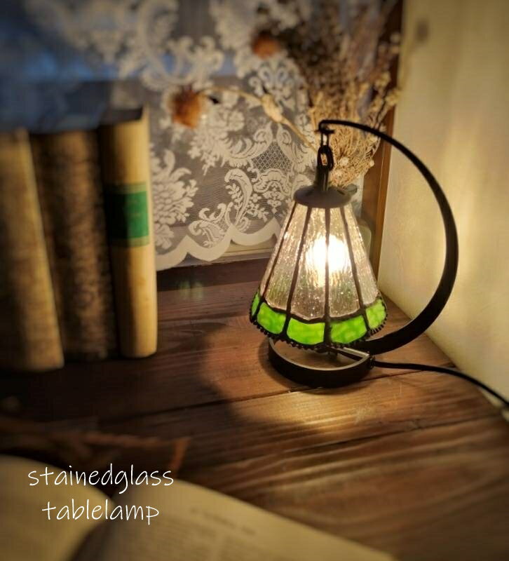 アンティーク調ステンドグラス吊型テ...