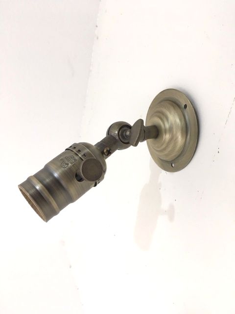 【最安値挑戦中】☆ノスタルジックブラケットランプ古塗装 アンティーク ブロンズ ブラケットライト 壁用 ヴィンテージ モダン 男前 工業系 銅色真鍮風【RCP】