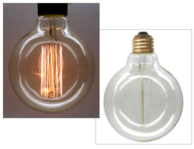 訳あり　アウトレット【no8】個性的な大きなレトロ球◆E26エジソン電球40W　レトロ電球80mm　白熱電球レトロ球アンティーク型ボールシェード丸形1灯裸電球