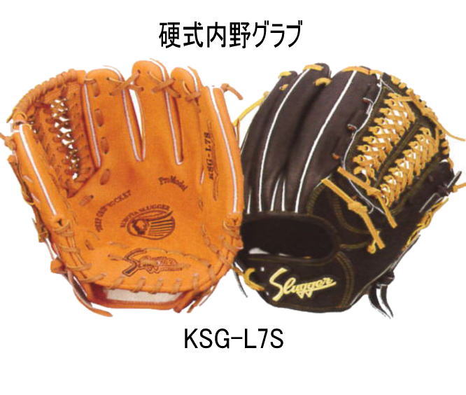 ＼期間限定ポイント5倍！／ 久保田スラッガー 硬式グローブ内野用 KSG-L7S 湯もみ型付け有 高校野球対応 革ソフトボール センナリスポーツ 野球