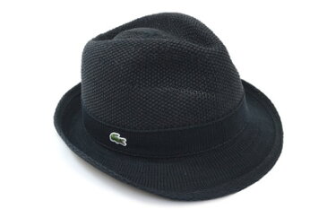 母の日 プレゼント 大人っぽいマニッシュハット LACOSTE ラコステ マニッシュ チロル L3523 ブラック 黒 帽子 ハット メンズ レディース ユニセックス 男女兼用 メッシュ 中折 UVケア 日除け 紫外線対策 ファッション カジュアル 送料無料 日本製 ネット通販 春夏