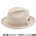 中折れハット メンズ 秋冬 フジハット レディース ウール中折れハット FujiHat 小さいサイズ ベージュ 紳士 婦人 男女兼用 帽子 MX353【あす楽対...