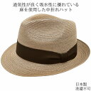 ハット メンズ キングキャップス KING CAPS 中折れハット ブラウン 茶 メンズ レディース 男女兼用 帽子 春夏 4102004【あす楽対応 送料無料】