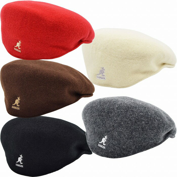 【父の日 ギフト】カンゴール ハンチング帽 KANGOL ウール Wool 504 レッド 赤 メンズ 紳士 レディース 婦人 ギフト 帽子 秋冬 127169001 おしゃれ ブランド 定番 人気 ゴルフ【あす楽対応 送料無料】 2