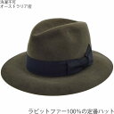 ハット メンズ フジハット FujiHat ウール中折れハット カーキ メンズ 父の日 ギフト 紳士 レディース 母の日ギフト 婦人 男女兼用 帽子 秋冬 FBA-380 FBA390【あす楽対応 送料無料】