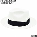 パナマ帽 パナマハット メンズ エドハット EDHAT 本パナマハット ホワイト 白 つば広 UV ゴルフ 夏用 天然 父の日 紳士 レディース 母の日 婦人 ...
