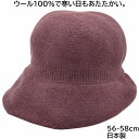 国産 日本製 タイムクロス レディース ハット TIME CROSS ウール チョコレート ワインレッド 赤紫 婦人 帽子 秋冬 15-21212【あす楽対応 ...