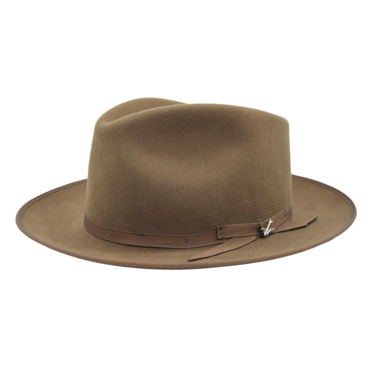 フェルト 中折ハット メンズ 中折れ帽 秋冬 アメリカ製 ステットソン メンズ レディース 中折れウールハット STETSON ブラウン 茶 紳士 婦人 男女兼用 帽子 秋冬 ST169【あす楽対応 送料無料】