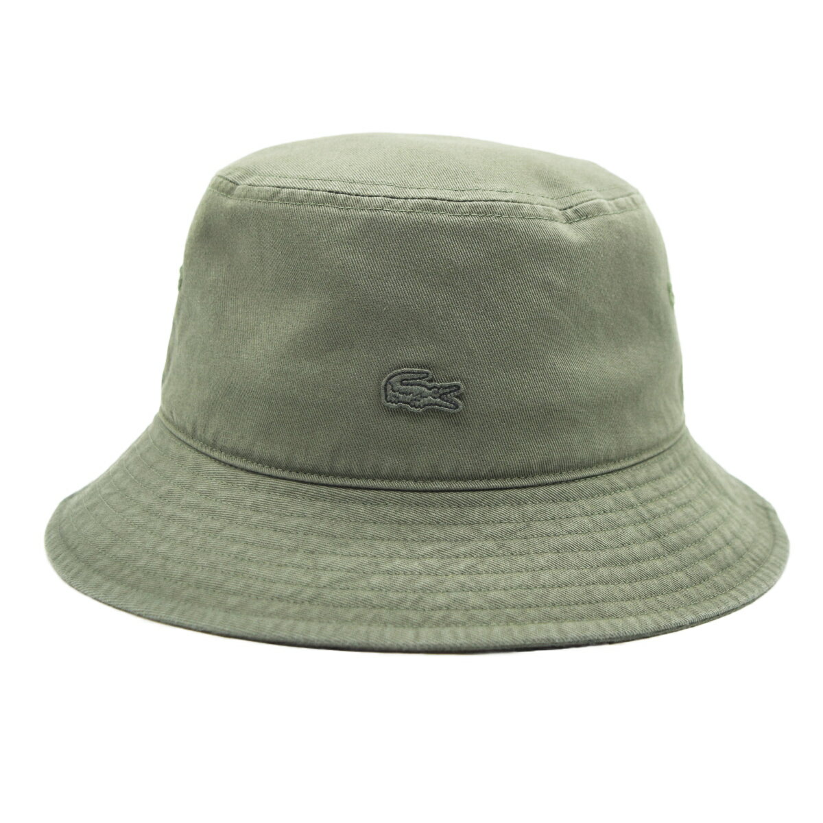 バケットハット メンズ バケハ ゴルフ 帽子 ラコステ LACOSTE カーキ UV 紳士 ギフト 58cm 誕生日 春夏秋冬 L1358【あす楽対応 送料無料】
