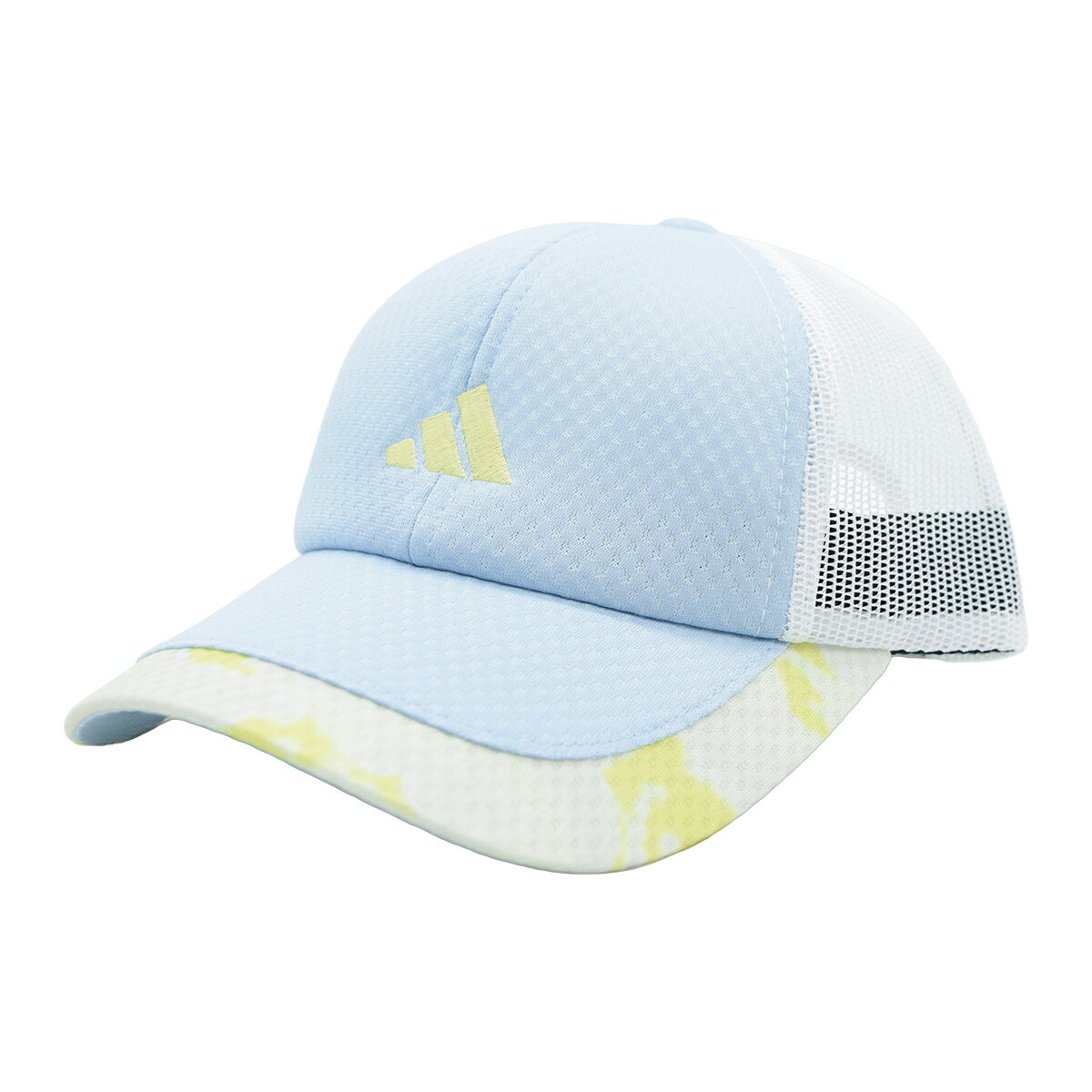 アディダス キッズ キャップ UV 子供 ジュニア メッシュキャップ adidas 洗濯機で洗える UV ライトブル..