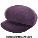 国産 日本製 リカエナ メンズ レディース キャスケット Lycaena UV パープル 紫 紳士 婦人 帽子 秋冬 74269【あす楽対応 送料無料】