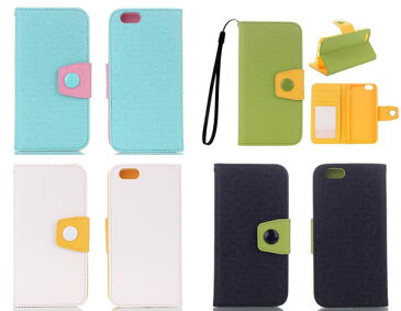iphone6 iphone6s 手帳型 ケース カラーダイアリー アイフォンケース 手帳 レザー調 iphone6カバー iphone6 手帳 iphone6 ケース iphone6 財布 アイフォン6 ステッチ カバー iPhoneケース