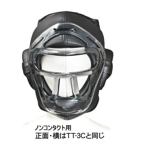 ISAMI イサミ TT-300 レギュラーヘッドガード ヘッドカバー付 黒 Sサイズ