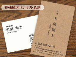 特殊紙ショップカード印刷/名刺印刷 名刺作成 両面モノクロ 500枚