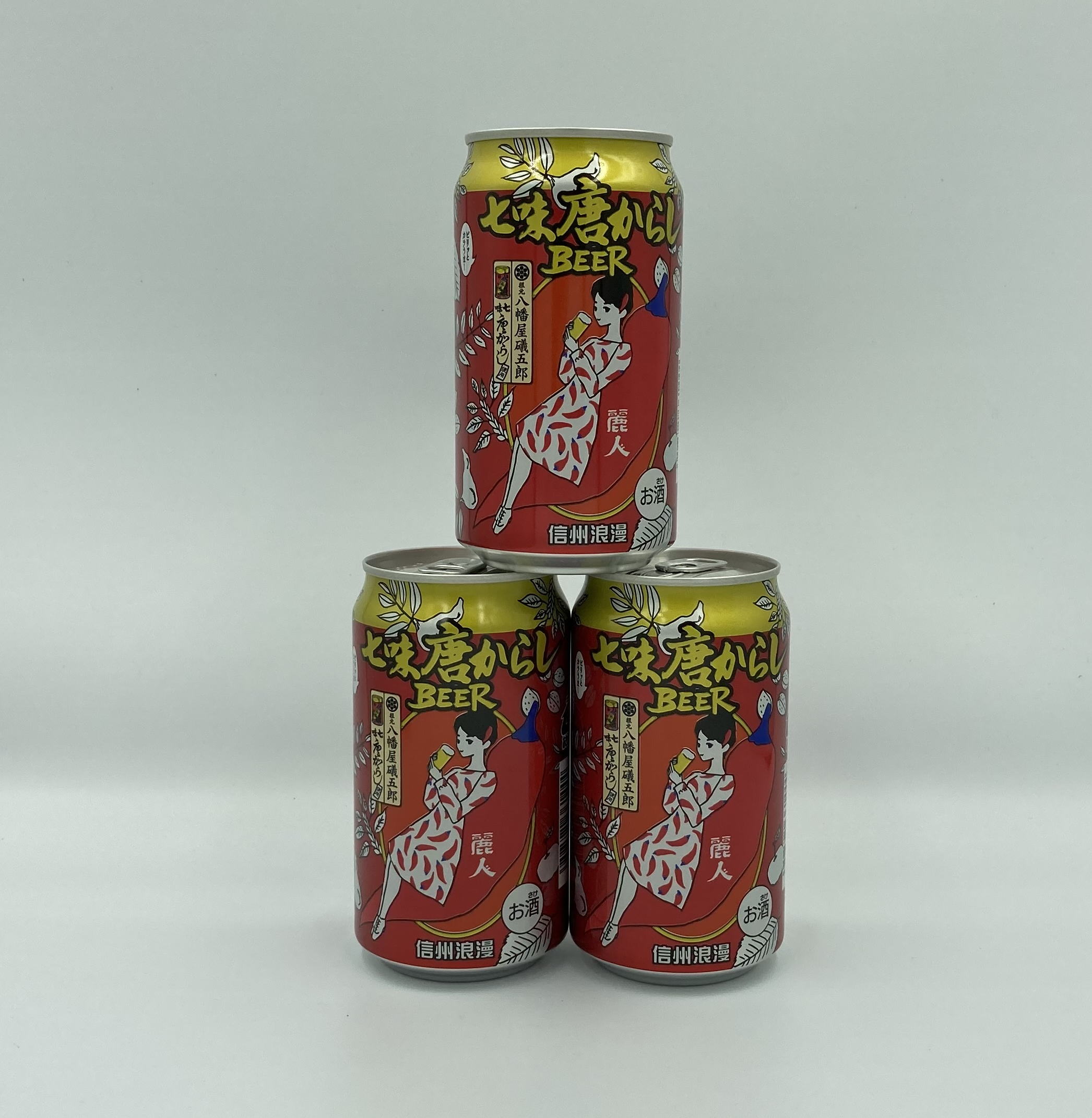 麗人 クラフトビール 信州浪漫 七味とうがらしBEER 缶 350ml