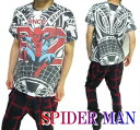 スパイダーマン Spider-Man グッズ Tシャツ メンズ キャラクター 服 半袖 ミニットマース