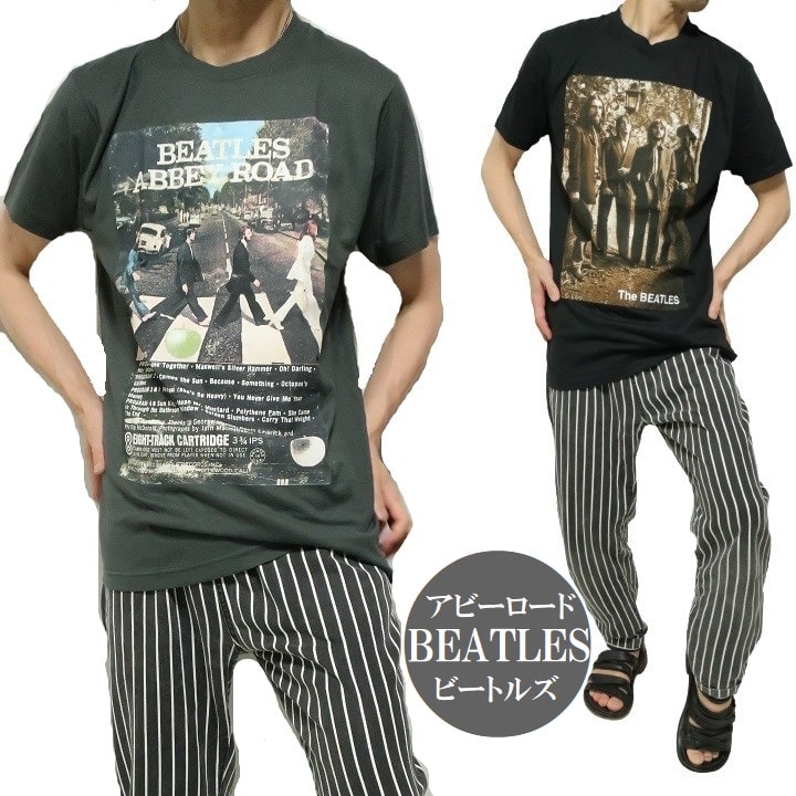 ザ ビートルズ The Beatles tシャツ アビーロード/フォト 服 グッズ ABBEY ROAD 8TRUCK TEE THE BEATLES PHOTO SEPIA TEE メンズ/レディース 半袖 ロックTシャツ 通販 サイズM-L-XL