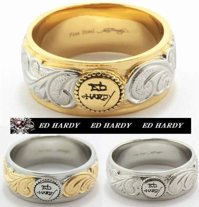 指輪 メンズ レディース ステンレス ブランド エドハーディー リング ed hardy エド・ハー ...