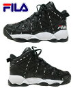 FILA フィラ スニーカー シューズ/靴 メンズ スパゲティー リピート SPAGHETTI REPEAT ブラック/ホワイト/フィラレッド F0479-0014 父の日