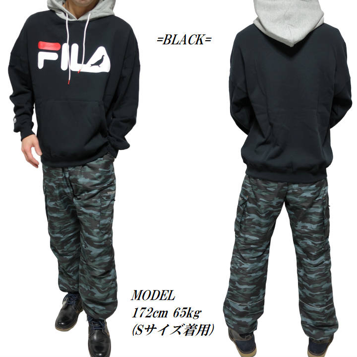 FILA フィラ staple ステイプル コラボ パーカー メンズ/レディース 長袖 ブ父の日ラック/フードグレー サイズS-XL