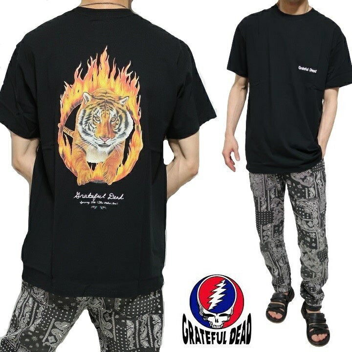 楽天シンキロウ〜ジャケットグレイトフルデッド/グレイトフル・デッド Tシャツ タイガー/虎/寅/寅年 服 グッズ GRATEFUL DEAD メンズ/レディース 半袖 ロックTシャツ 通販 サイズM-L