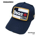 DSQUARED2 ディースクエアード メンズ CAP キャップ/帽子/刺繍/野球帽 ベースボールキャップ ダメージ加工 ブランド メンズ/レディース/ユニセックス 通販 ネイビー フリーサイズ BCM0438 BASEBALL CAPS 男性 女性 54cm-62cm