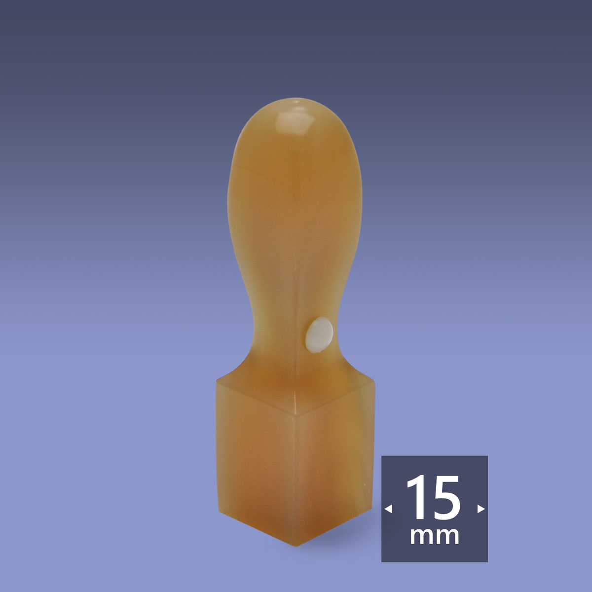 宅地建物取引士 職印 オランダ水牛（芯持ち色特上） 角天丸15ミリ/宅地建物取引士 税理士 宅地建物取引士 司法書士 士業印 先生印 資格印 職印