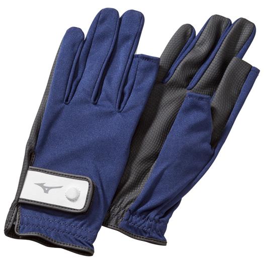 ミズノMIZUNOグラウンドゴルフ手袋ニット指出しタイプ両手グラウンドゴルフ用品グランドゴルフ用品グローブ ユニセックス C3J