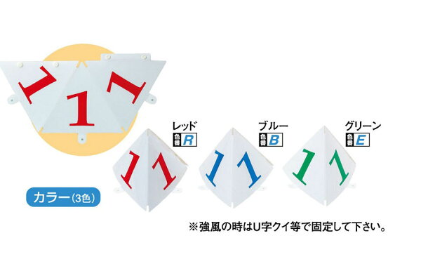 グラウンドゴルフニチヨーNICHIYOスタート表示板(小型三角タイプ)8枚セットGSS-3SETGroundGolfグラウンドゴ