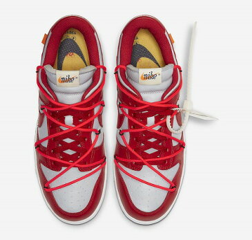 OFF-WHITE × NIKE DUNK LOW (RED)