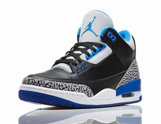 ナイキ スニーカー　AIR JORDAN 3 RETRO 'SPORT BLUE'ナイキ　エア ジョーダン3