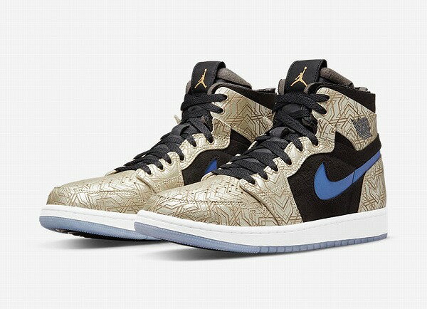 NIKE AIR JORDAN 1 ZOOM CMFTGold Laser