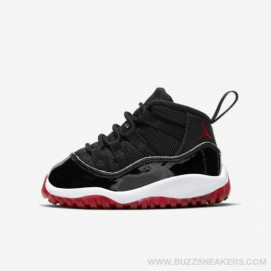 【ナイキ キッズ・ベビー・マタニティ】NIKE JORDAN 11 RE BT(BRED 2019)