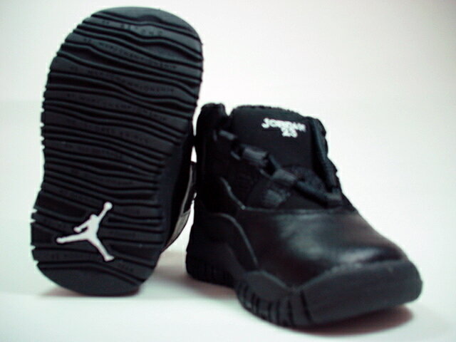 NIKE AIR JORDAN 10 RETRO(TD)BLACK/WHITE