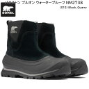 【セール】ソレル バクストンプルオン ウォータープルーフ NM2738-010 メンズ ウインターブーツ ショートブーツ 防寒 アウトドア タウンユース ブラッ...