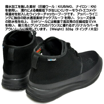 ノースフェイス NF52085-K ヌプシトラクションライトウォータープルーフチャッカ ユニセックス 軽量 はっ水 防水 雪道対応 ブラック