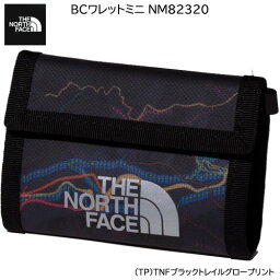 ザ・ノース・フェイス 財布 メンズ ザ ノースフェイス サイフ コインケース 小銭入れ BCワレットミニ NM82320-TP 財布 コインポケット カードホルダー アウトドア タウンユース TNFブラックトレイルグロープリント【クロネコゆうパケット発送】