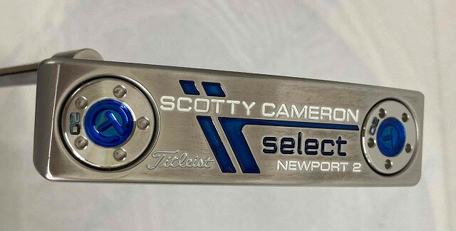 【あす楽】【中古】SCOTTY CAMERON/SELECT (2014) NEWPORT 2 シルバーミスト カスタム ※レフティ※ パター/34インチ