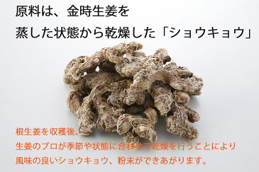 木村農園　金時粉生姜（調味料用）国産・無添加 生姜紅茶・生姜緑茶・お料理にも【ネコポス発送可】生姜パウダー ジンジャーパウダー 金時しょうが パウダー ショウガパウダー 粉末生姜 粉末しょうが 粉末ショウガ 蒸し生姜 乾燥しょうが 粉 しょうが ご当地 野菜