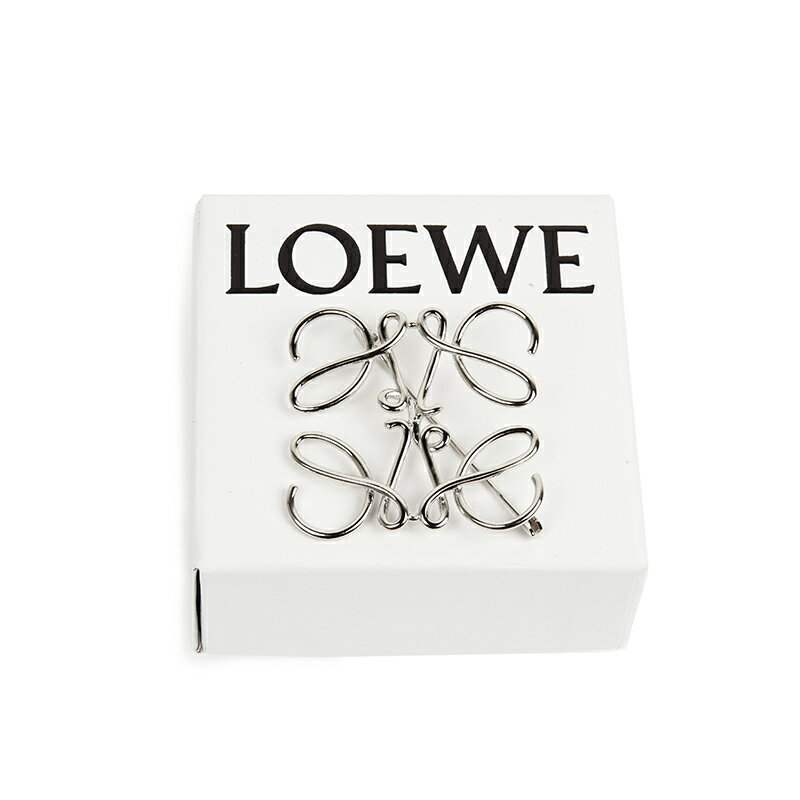 LOEWE ロエベ ANAGRAM PALADIO アナグラム シルバーブローチ イタリア正規品 111.25.020 9230 新品 入園式 入学式 ギフト プレゼント 高級 ママ おしゃれ ブランド 2