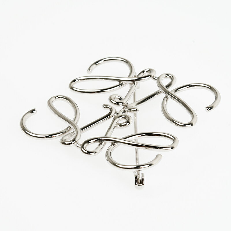 LOEWE ロエベ ANAGRAM PALADIO アナグラム シルバーブローチ イタリア正規品 111.25.020 9230 新品 入園式 入学式 ギフト プレゼント 高級 ママ おしゃれ ブランド 3