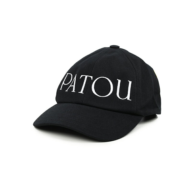 PATOU パトゥ コットン ブラックキャップ AC0400132 999B イタリア正規品 新品