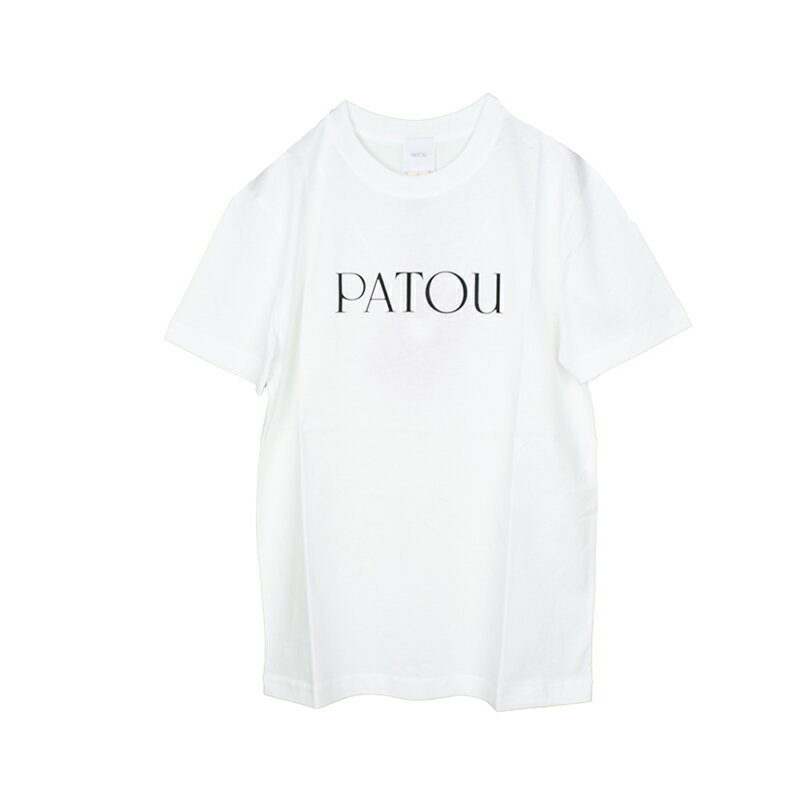 PATOU パトゥ ロゴ ホワイト半袖Tシャツ JE0299999 001W イタリア正規品 新品