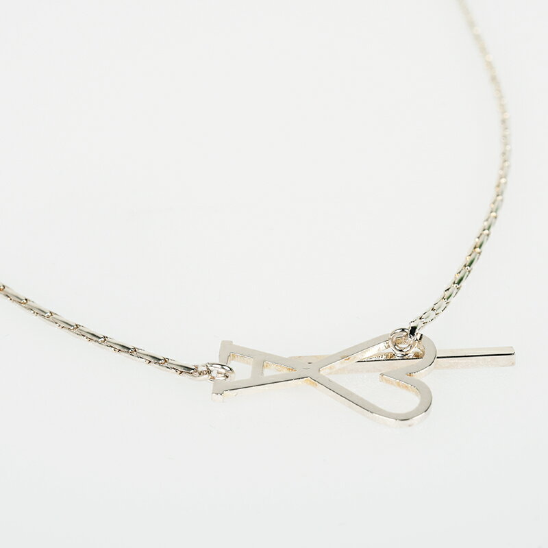 AMI PARIS ALEXANDRE MATTIUSSI アミ パリス AMI DE COEUR シルバーチェーンネック...