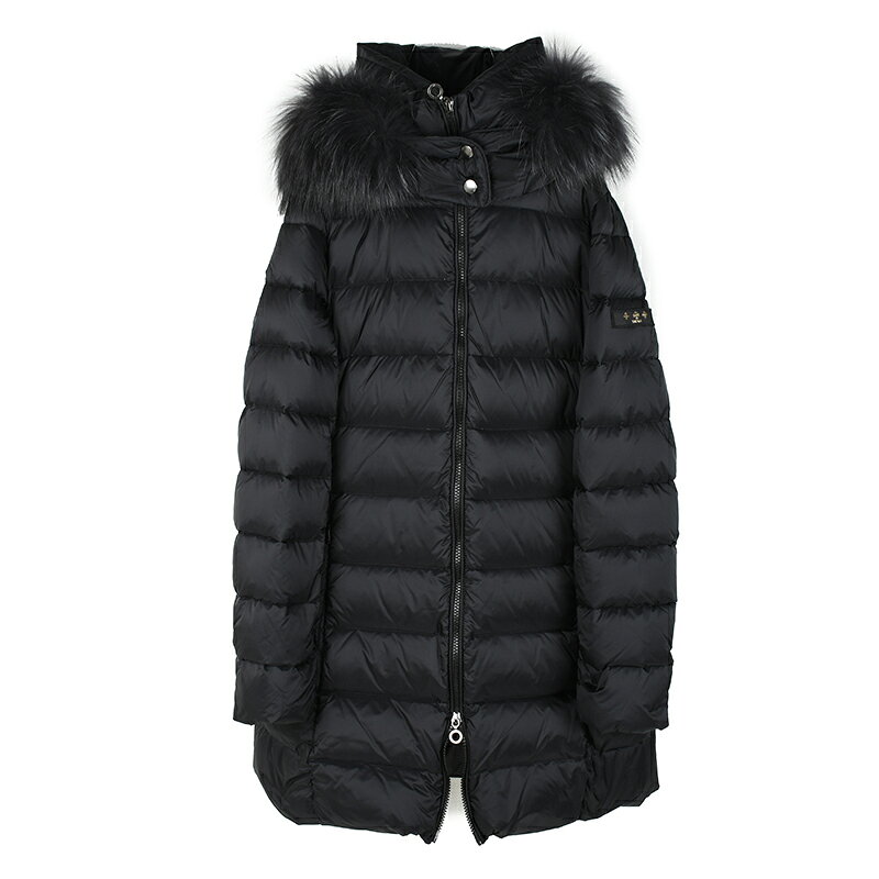 TATRAS タトラス レディース SARMA サルマブラックファーダウンコート イタリア正規品 LCKA0006013588 新品 アウター 防寒 ブルゾン ダウンジャケット 26AW