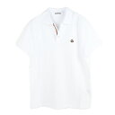 MONCLER モンクレール ホワイト半袖ポロシャツ メンズ イタリア正規品 8A00030 84556 001 新品(4)