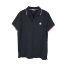 MONCLER モンクレール ネイビー半袖ポロシャツ メンズ イタリア正規品 8A70300 84556 77X 新品