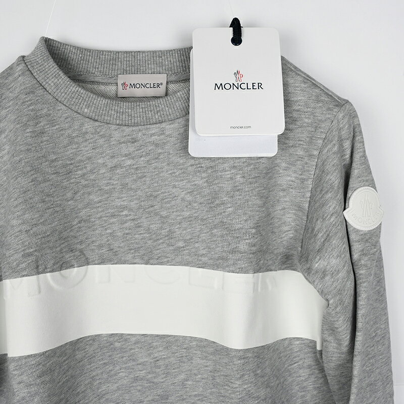 MONCLER KIDS モンクレール グレーロゴスウェット キッズ イタリア正規品 新品 8G7...