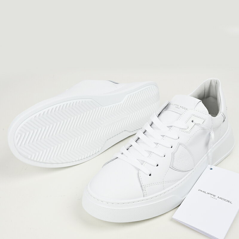 Rakuten - 訳あり商品 PHILIPPE MODEL PARIS フィリップモデル メンズ TEMPLE LOW スニーカー 靴 イタリア正規品 BTLU V001 新品